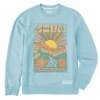 Men's Zion National Park Psychedelic Scene Simply True Fleece Crew