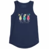 Women's 3 Cocktails Sleeveless High-Low Crusher Tank