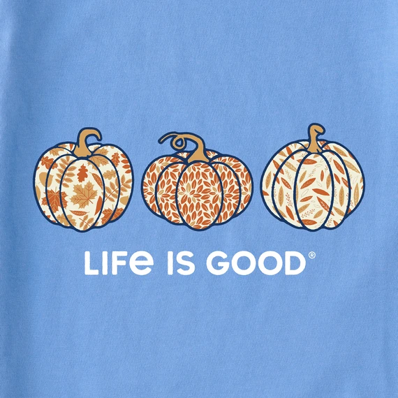 Women's 3 Patterned PumpkinsCrusher Vee - Image 2