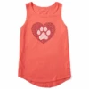 Women's Animal Heart Sleeveless High-LowTank