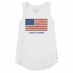 Women's Big Flag High-Low Crusher Tank