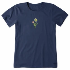 Women's Botanical Flower Short SleeveTee