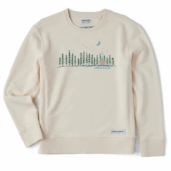 Women's Cabin Landscape Simply True Fleece Crew