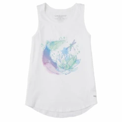 Women's Celestial Dragonfly Sleeveless High-Low Crusher Tank