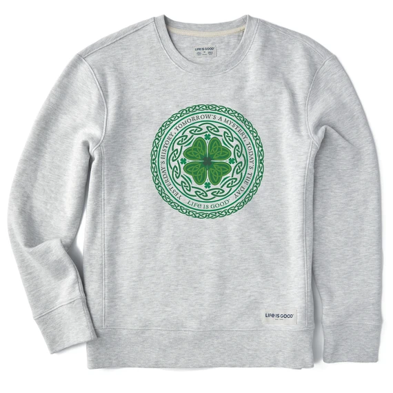 Women's Celtic Mandala Simply True Fleece Crew