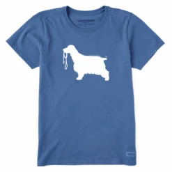 Women's Cocker Spaniel Silo Short Sleeve Tee