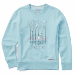 Women's Earth Has Music Heron Simply True Fleece Crew