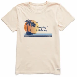 Women's Every Day Is Saturday Retro Short SleeveTee