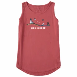 Women's Flag Ocean Vista Sleeveless High-Low Crusher Tank