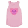 Women's Flower Love High-Low Crusher Tank