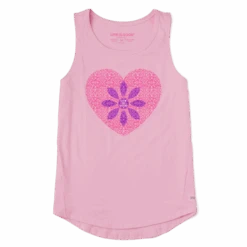 Women's Flower Love High-Low Crusher Tank