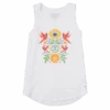 Women's Folk Art Cardinal Garden High-Low Crusher Tank