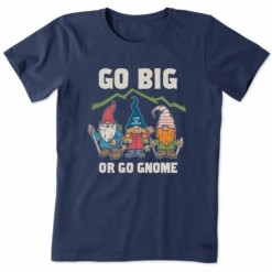 Women's Go Big Or Go Gnome Hike Short SleeveTee