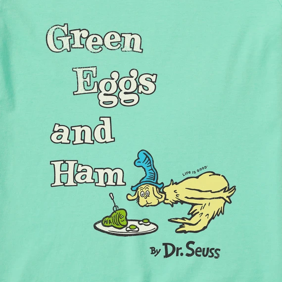 Women's Green Eggs And Ham Short SleeveTee - Image 2