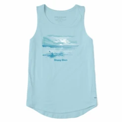Women's Happy Hour Kayak Sleeveless High-Low Crusher Tank