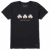 Women's Irish Shamrocks Short SleeveVee