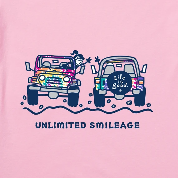 Women's Jackie Tie Dye Smileage Simply True Fleece Crew - Image 2