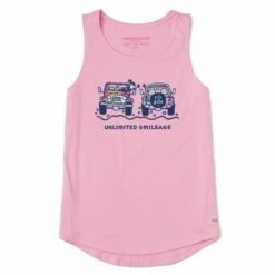 Women's Jackie Tie Dye Smileage Sleeveless High-Low Crusher Tank