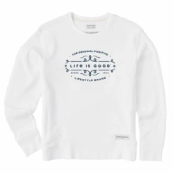 Women's LIG Orignal Positive Lifestyle Simply True Fleece Crew