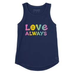 Women's Love Always High-Low Crusher Tank