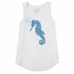 Women's Majestic Seahorse High-Low Crusher Tank