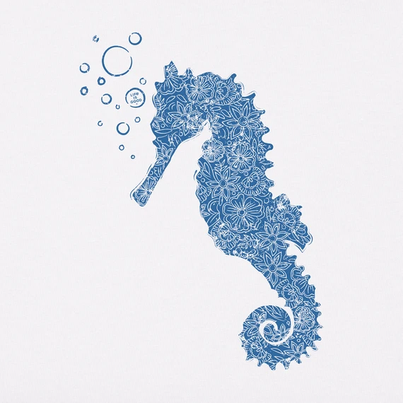 Women's Majestic Seahorse High-Low Crusher Tank - Image 2