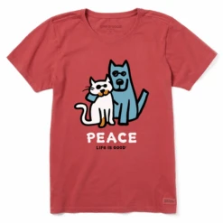 Women's Peace Al And Rocket Short SleeveTee