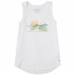 Women's Pencily Take It Outside Vista Sleeveless High-LowTank