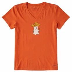 Women's Quirky Boo Haw Cowboy GhostCrusher Vee