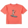 Women's Quirky Doggy Paddle DogBoxy Crusher Tee