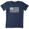 Women's Rustic American FlagCrusher Tee
