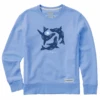 Women's Sea Lion Silhouettes Simply True Fleece Crew