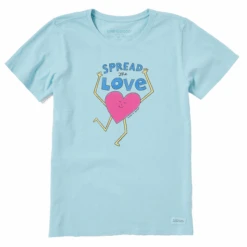 Women's Spread The Love Heart Short SleeveTee