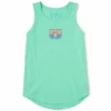 Women's Sun Ocean Icon Sleeveless High-LowTank
