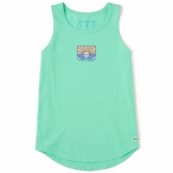 Women's Sun Ocean Icon Sleeveless High-LowTank