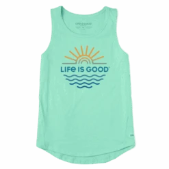 Women's Sun & Sea High-Low Crusher Tank