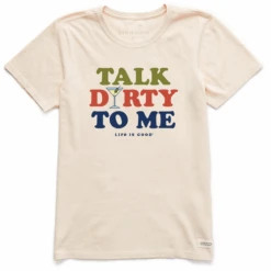 Women's Talk Dirty Martini Short SleeveTee