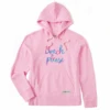 Women's Tie Dye Beach Please Simply True Fleece Hoodie