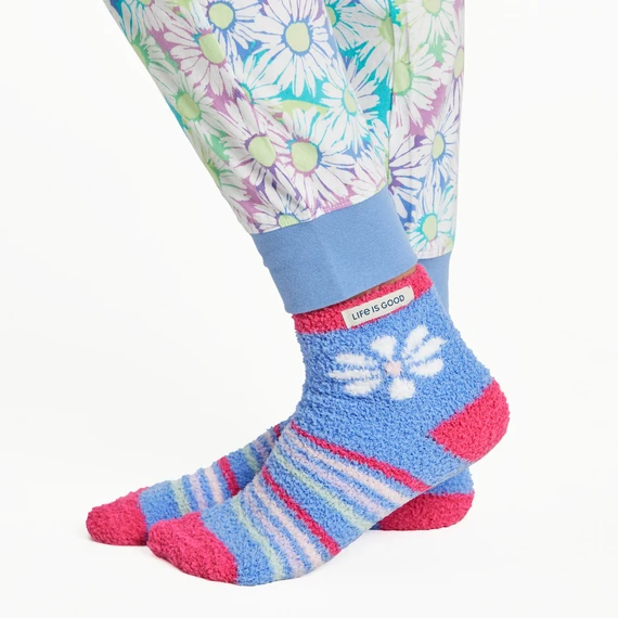 Women's Tie Dye Daisy Pattern Snuggle Up Sleep Jogger - Image 5