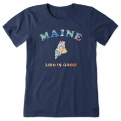 Women's Tie Dye Maine Crusher Tee