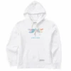 Women's Tie Dye Watercolor Dragonfly Simply True Fleece Hoodie