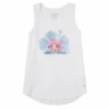 Women's Tropical Watercolor Hibiscus Sleeveless High-LowTank
