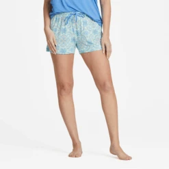 Women's Turtle Mandala Pattern Lightweight Sleep Short