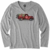 Women's Veggie Trucker Long Sleeve Crusher Vee