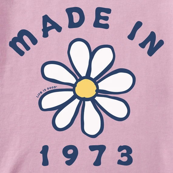 Women's Vintage Daisy Made In 1973Crusher Vee - Image 2