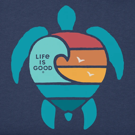 Women's Wavy Turtle Sleeveless High-LowTank - Image 2