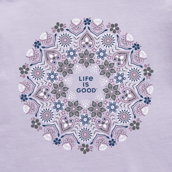 Women's Wildflower Primal Mandala Crusher-FLEX Hoodie Tunic - Image 2