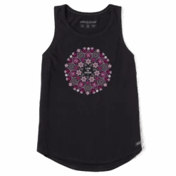 Women's Wildflower Primal Mandala High-Low Crusher Tank