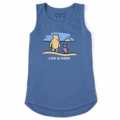 Women's Winnie & P Beach Walk Sleeveless High-Low Crusher Tank