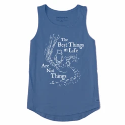 Women's Winnie & P Best Things Sleeveless High-Low Crusher Tank